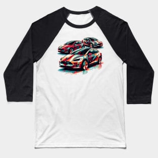 Tesla Model X Baseball T-Shirt